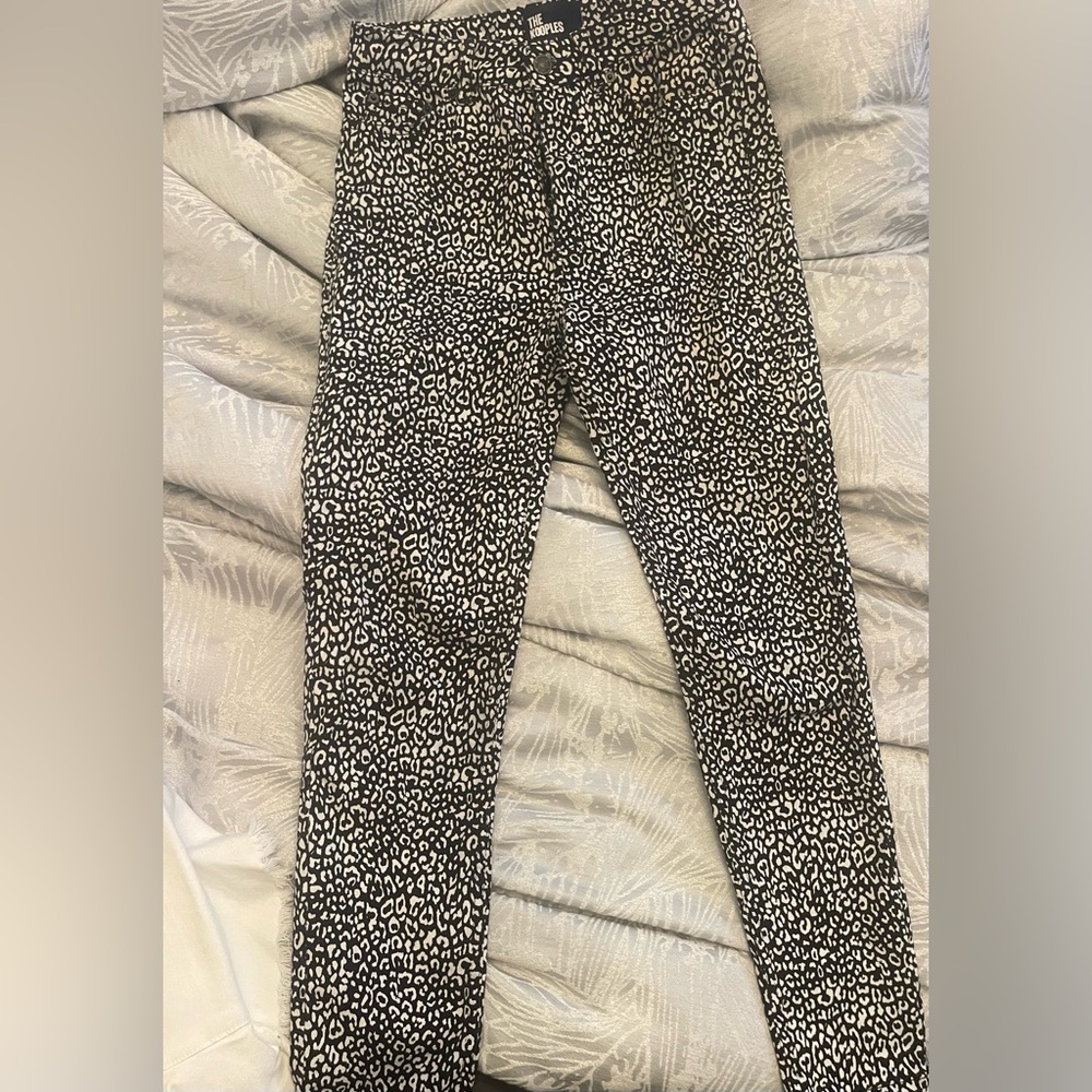 The kooples cheetah jean